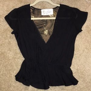 Rory Beca blouse with peplum